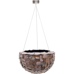 Oceana Pearl Hanging Bowl Marron - Pot suspendu design & déco