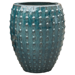 Pot bleu en céramique haut de gamme