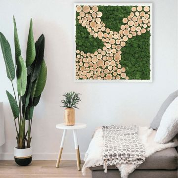 Vente de tableaux déco d'intérieur en fibre végétale - Amadera Taille 79 cm  x 138 cm